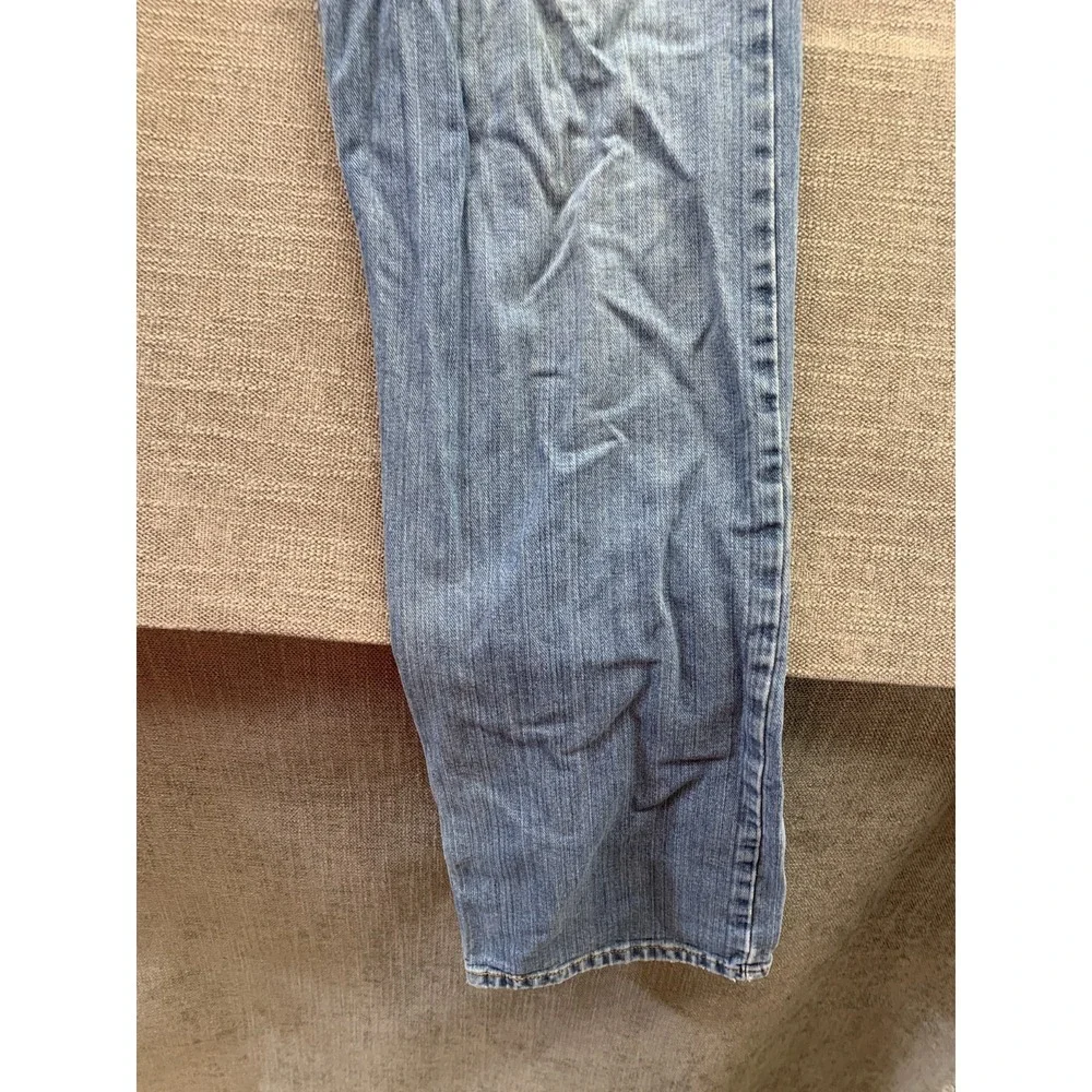 Levi's 505 Jeans Mens 33x32 Blue Denim Light Wash Mid Rise Regular Fit Straight